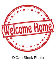 ... Welcome home - Stamp with text welcome home inside,vector.