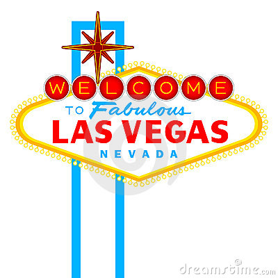 Las Vegas Nevada sign. Clip a