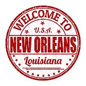 ... Welcome to New Orleans stamp