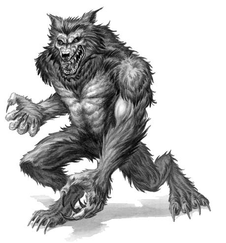 halloween werewolf clipart