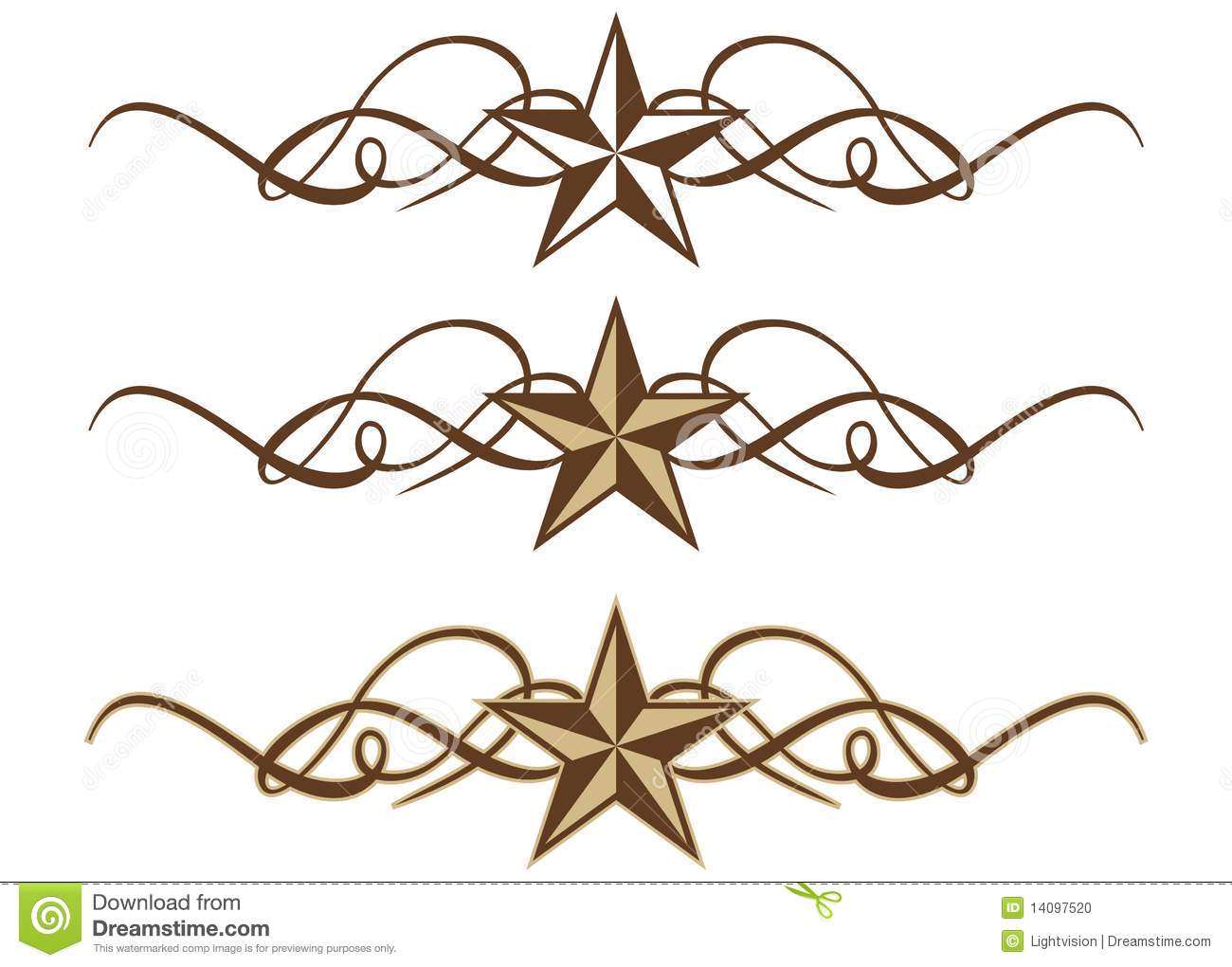 Western Scroll Work Clipart - Country Western Clip Art