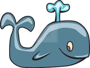baby whale clipart