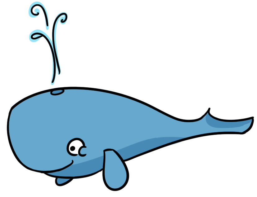 Blue whale clip art blue whal