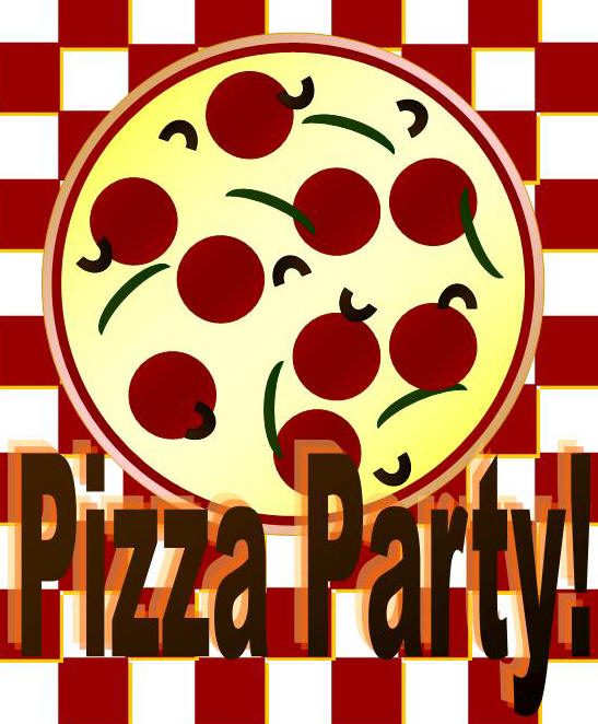 What - Pizza Party Clipart
