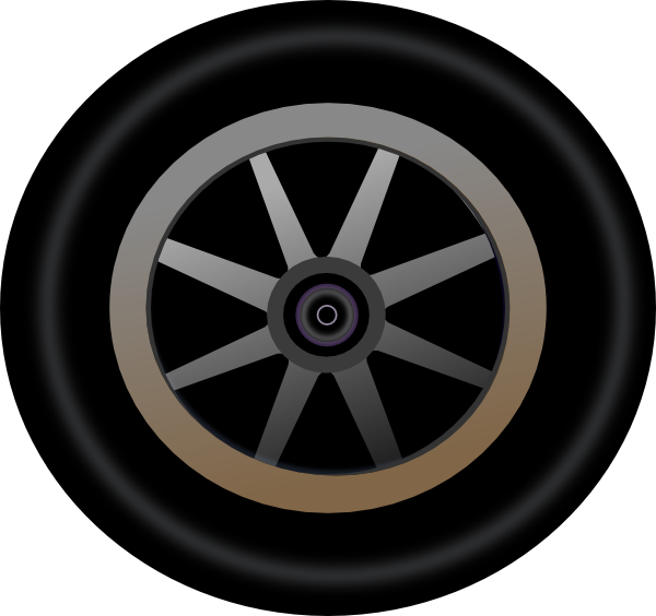 Wheel With Bolts Clip Art At 