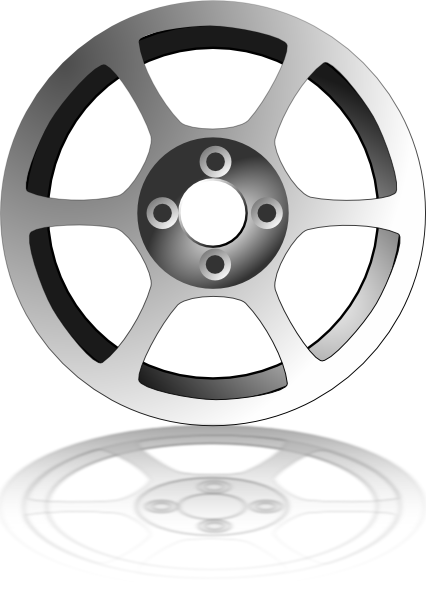 Download this image as: - Wheel Rim Clipart