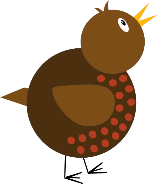 Whimsical Robin Clip Art Free Clipart Images