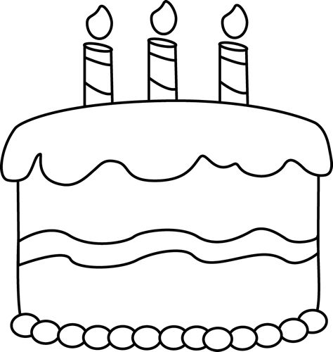 whit clipart - Birthday Clip Art Black And White