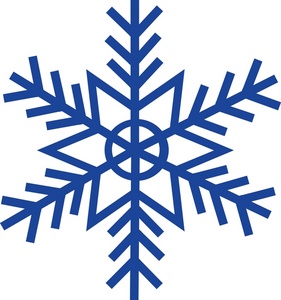 white snowflake clipart clear - Snowflake Clipart