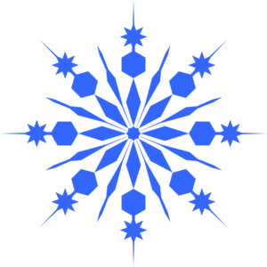white snowflake clipart% . - Clip Art With Transparent Background