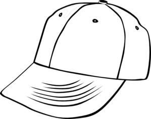 White Baseball Cap Clipart #1