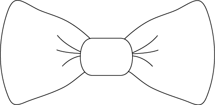 White Bow Tie - Clipart Bow Tie