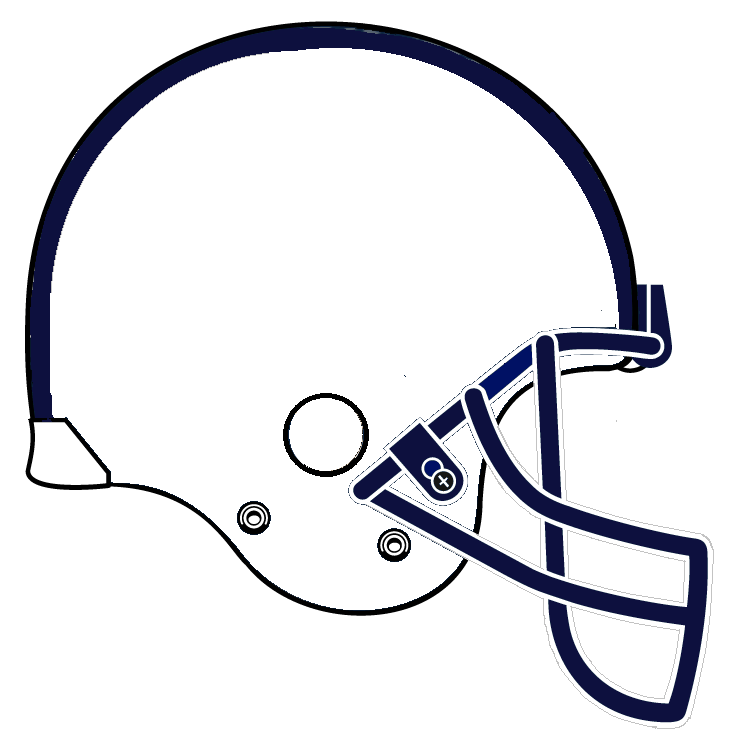 White football helmet clipart - Clipart Football Helmet