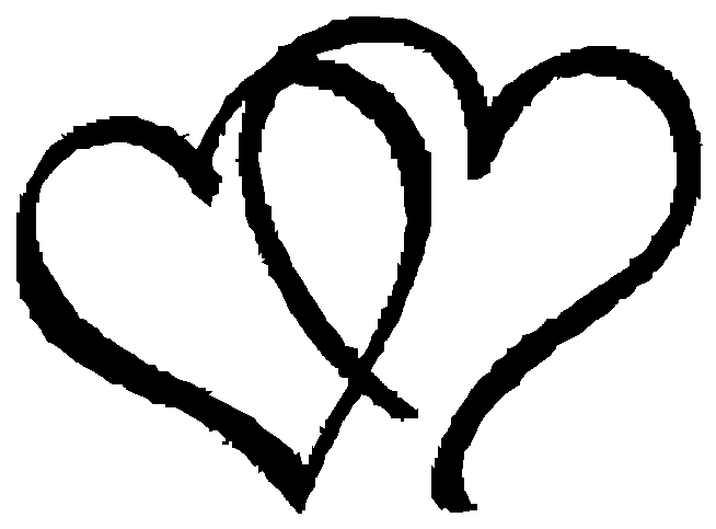 White Heart Clipart; Free Hea - Heart Clip Art Black And White