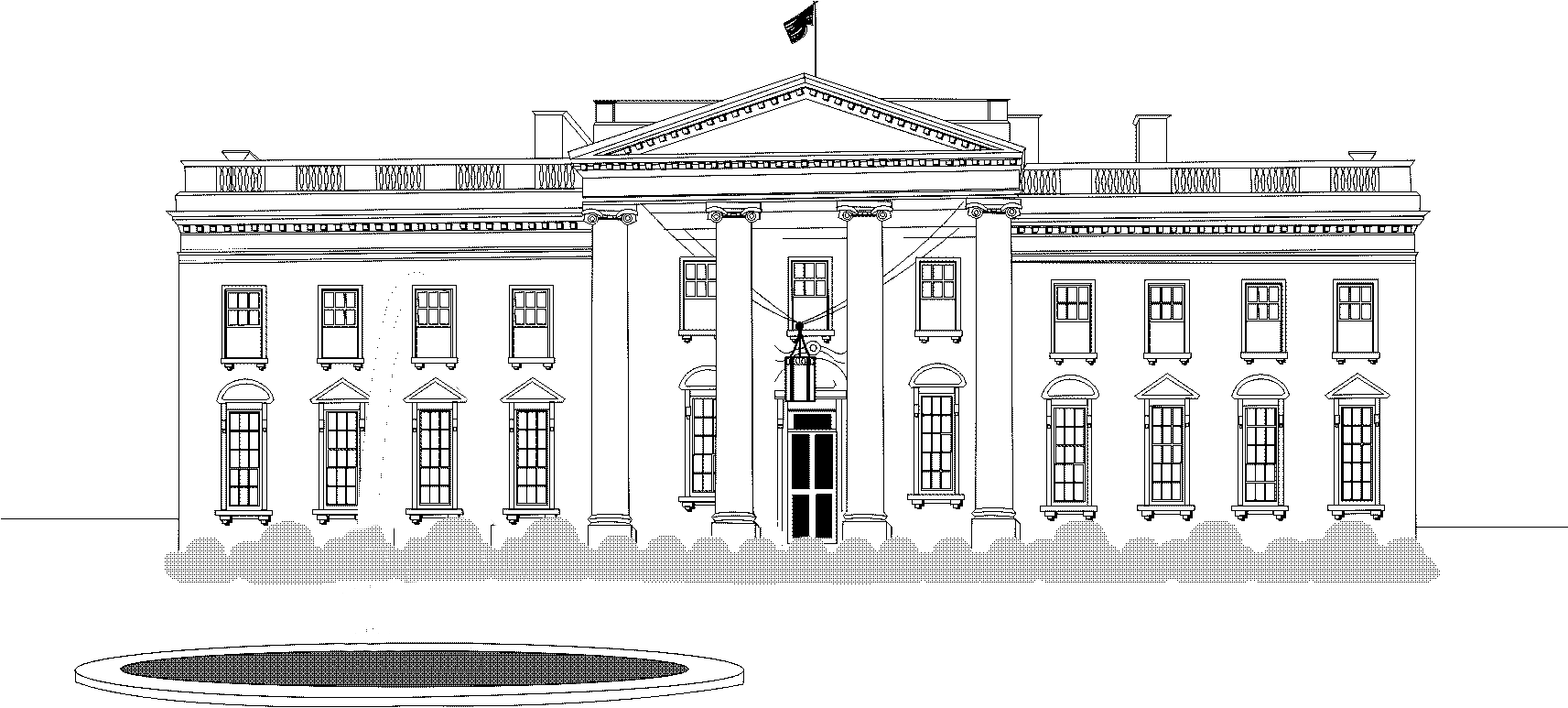 White House Clip Art Images P - White House Clipart