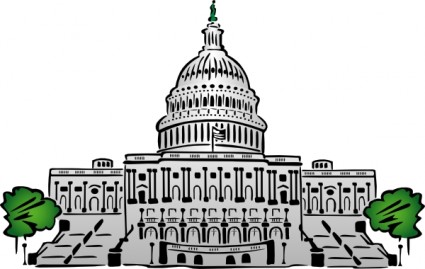 White house clipart. Us Capit - White House Clipart