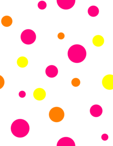 White Polka Dots Clip Art At  - Polka Dot Clipart