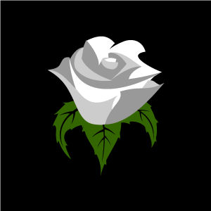white rose clip art #46
