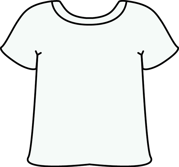 White Tshirt - White T Shirt Clipart