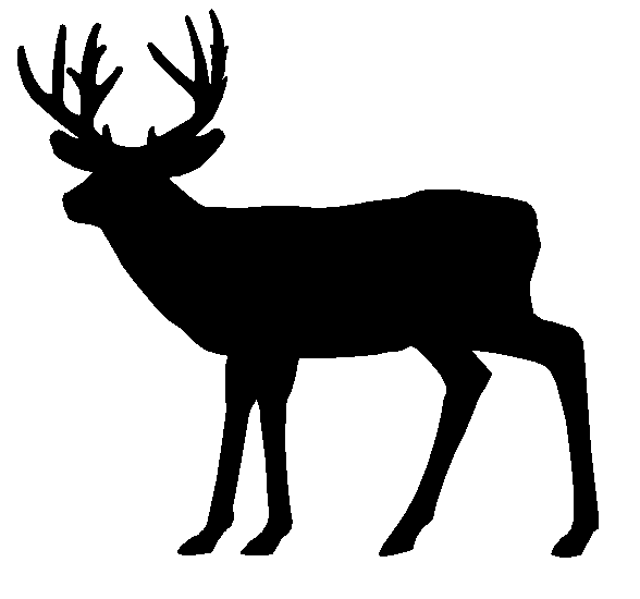 Whitetail Deer Clip Art - Deer Silhouette Clip Art