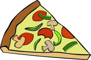 A Pizza Triangle Clipart