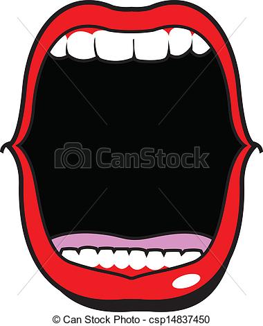 Wide Open Mouth Stock ... - Open Mouth Clipart