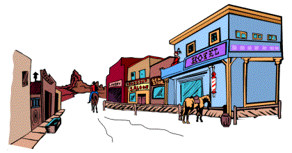 Wild west Graphics and Animat - Old West Clipart