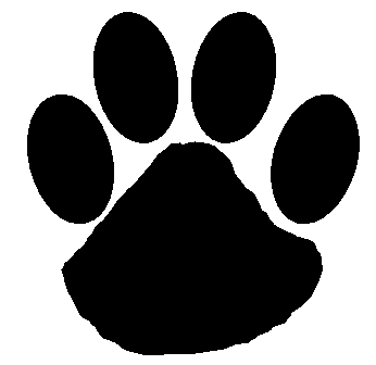 Wildcat Pawprint - Clipart library