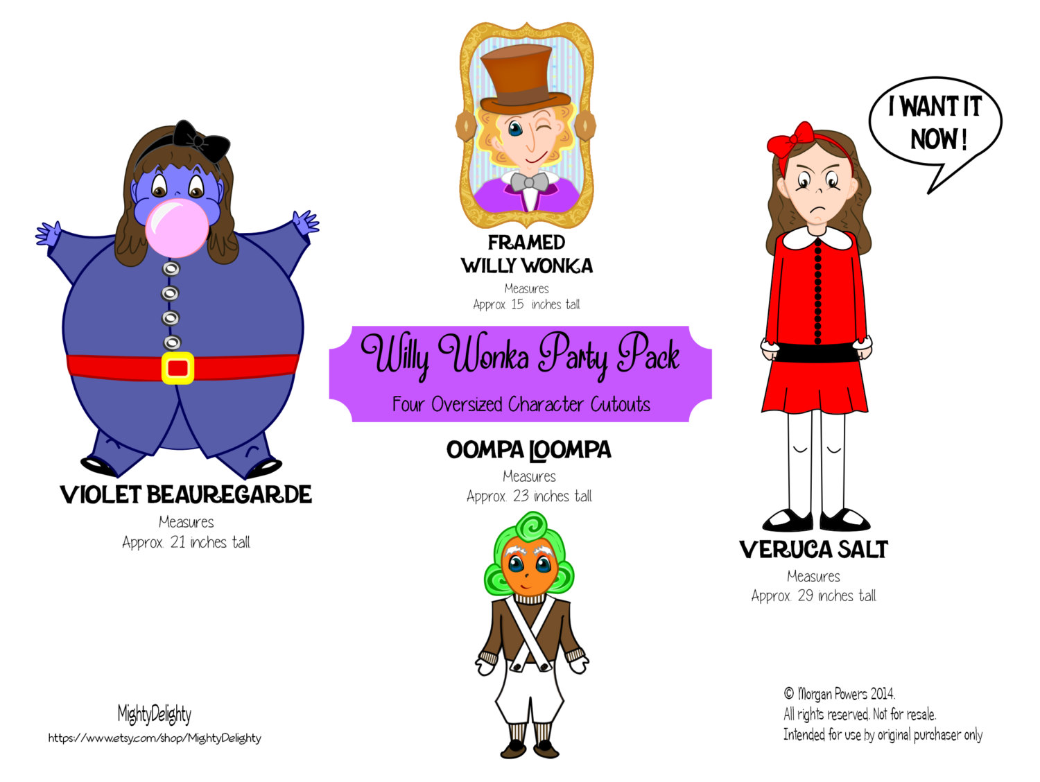 Willy Wonka and the Chocolate Factory Clip Art