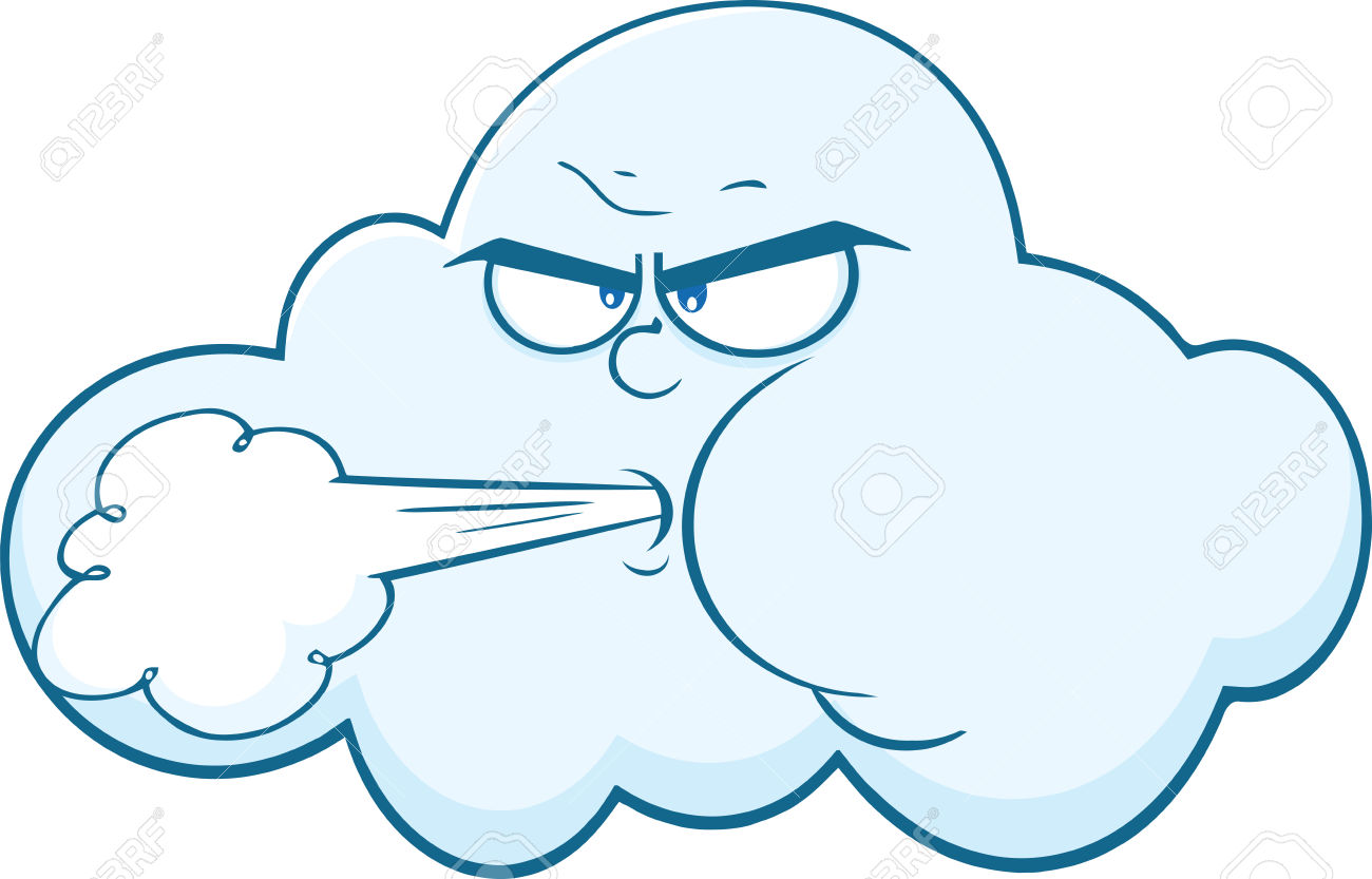 Clip Art Wind Blowing in the 