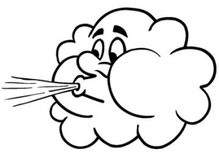 Wind Clip Art. cartoon cloud 