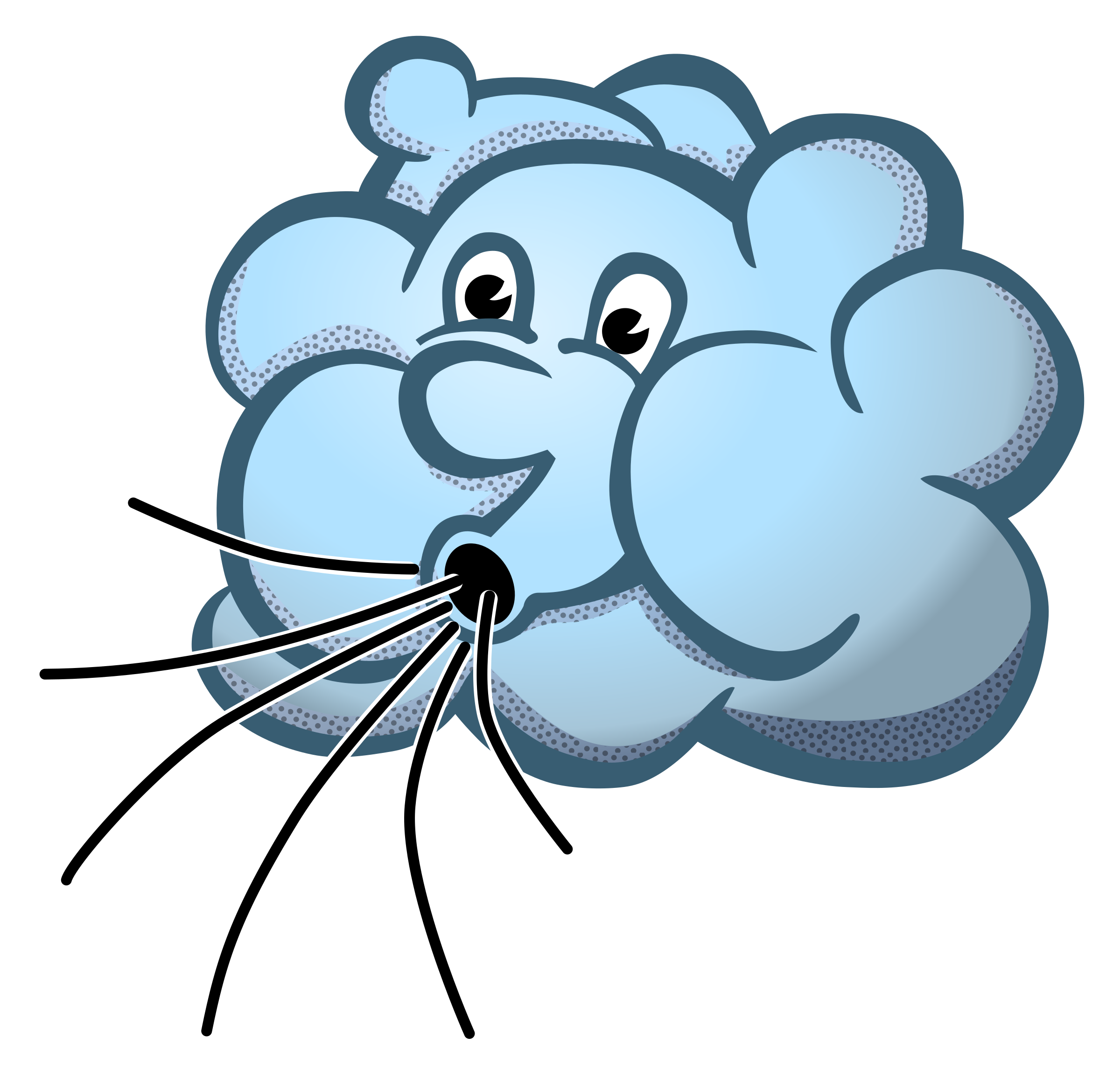 clouds clipart gray