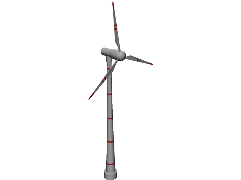 wind turbine - vector Clip Ar