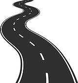 ... winding road ... - Clipart Road