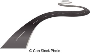 ... winding road highway back - Winding Road Clipart
