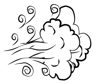 Windy Weather Clip Art