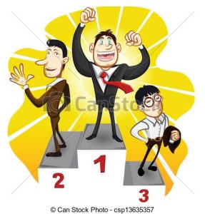 Winner Clipart Free a business podium with the winner businessman champion  stand house clipart vector