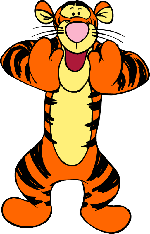 Winnie the Pooh with Tigger Clip Art