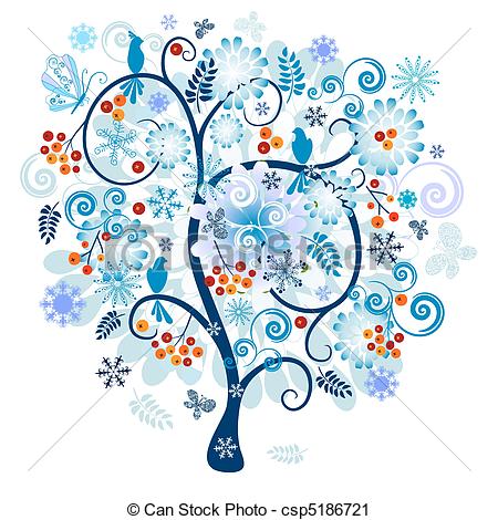 Winter Trees Clipart Clipart 