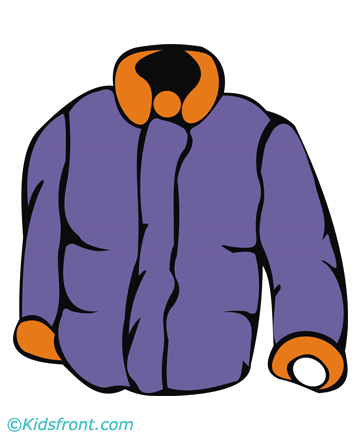 winter jacket clipart