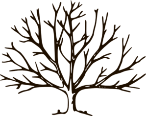 winter trees clipart