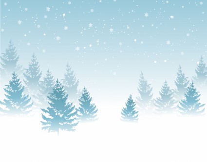 Winter background, Vector . - Winter Background Clipart