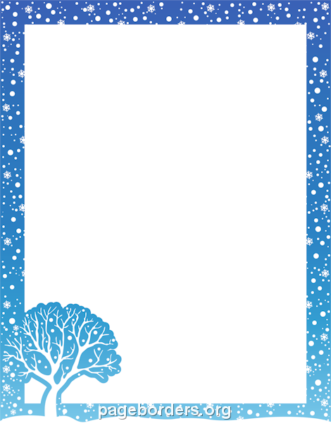 winter clip art borders winte - Winter Borders Free Clip Art