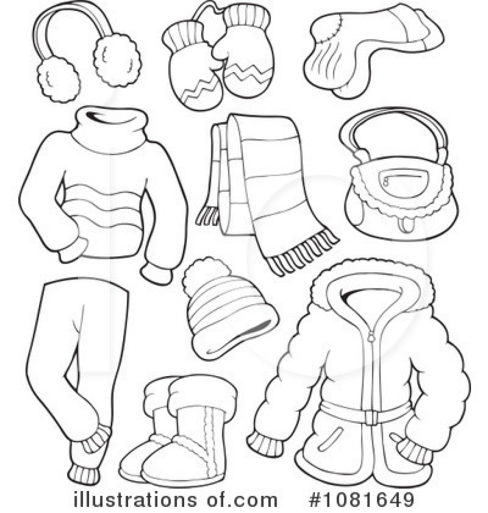 winter clothes clipart 1081649 illustration visekart throughout winter clothing clipart winter clothing clipart