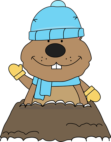 Groundhog day 5 clipart