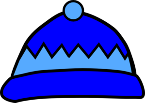 Winter blue hat clip art clip