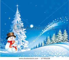 Winter Holiday Clip Art | Two - Free Winter Holiday Clip Art