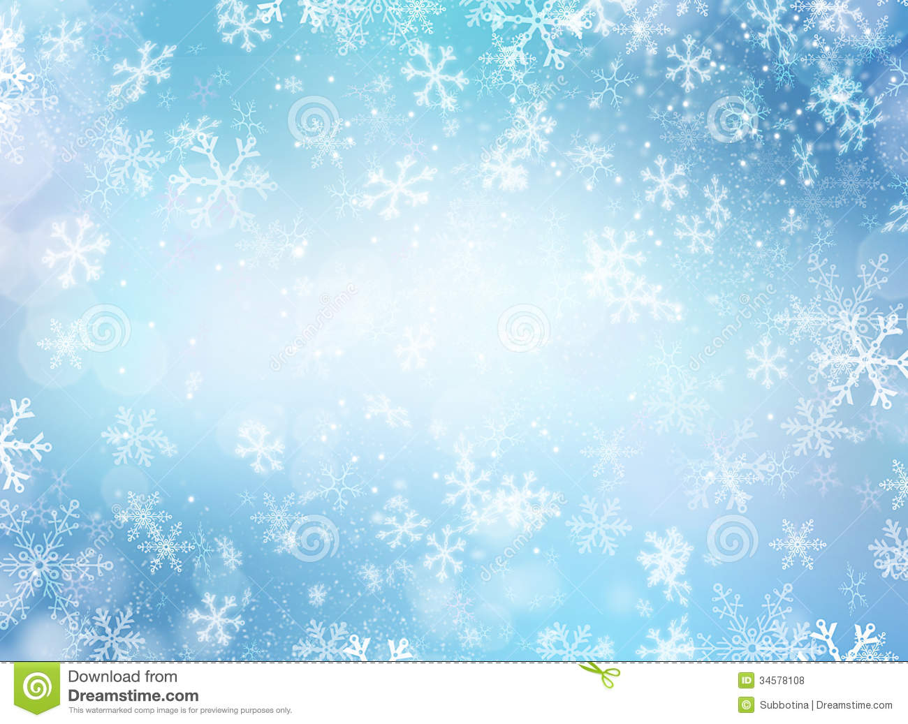 Winter Holiday Snow Background