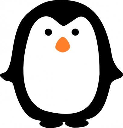 Winter penguin clipart free large image image