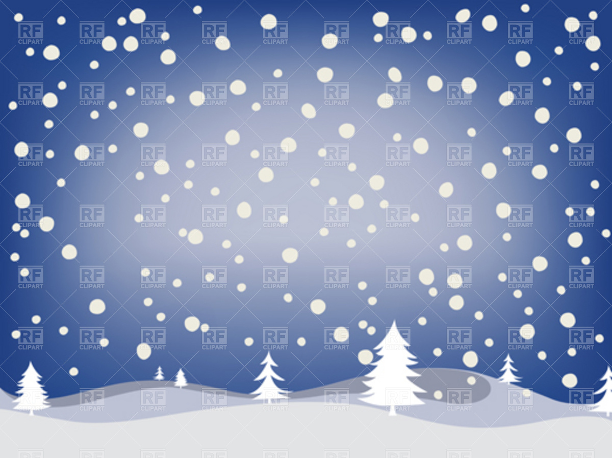 Winter Snowfall Background Do - Free Winter Holiday Clip Art